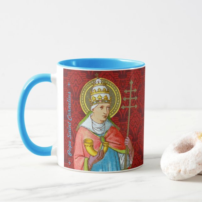 Pope St. Cornelius (SAU 042) Mug (With Donut)