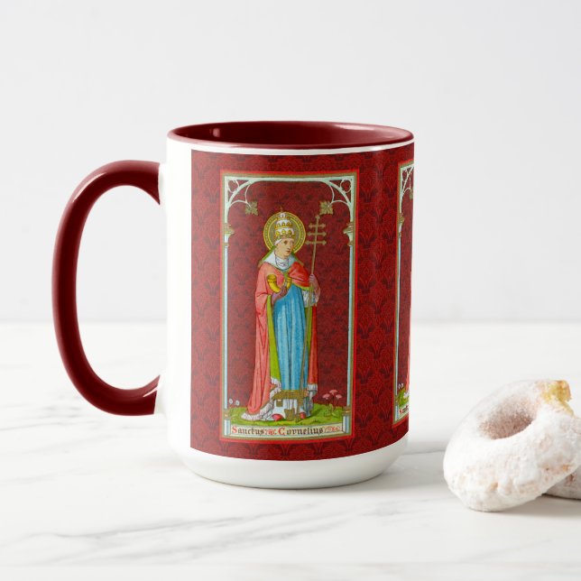 Pope St. Cornelius (SAU 042) Mug (With Donut)