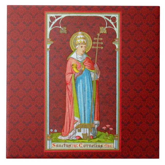 Pope St. Cornelius (SAU 042) Tile (Front)