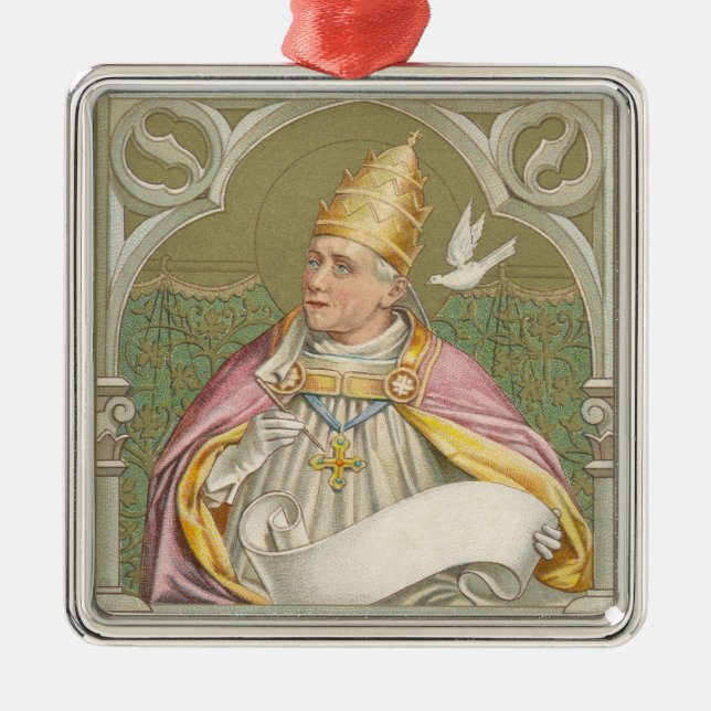 Pope St. Gregory the Great (M 067) Metal Tree Decoration (Front)