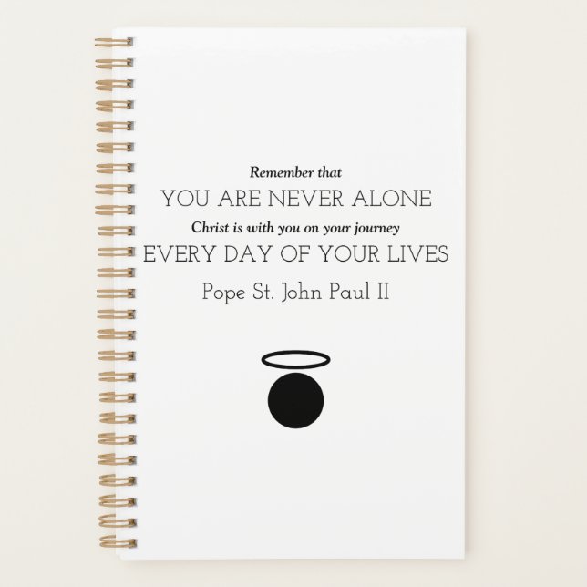 Pope St. John Paul II Quote Planner (Front)