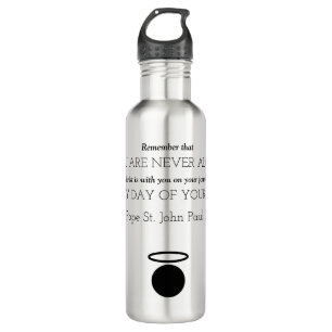 Pope St. John Paul II Quote Water Bottle