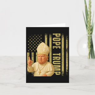 Pope Trump 2025 Card