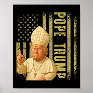 Pope Trump 2025 Poster