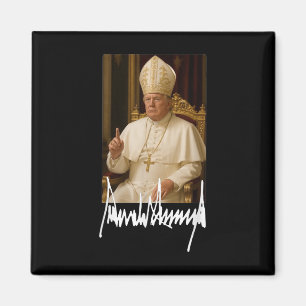 Pope Trump Funny American President Trump Vatican Magnet