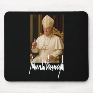 Pope Trump Funny American President Trump Vatican Mouse Mat