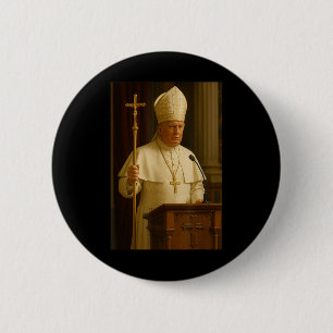 Pope Trump Funny President Trump Declares Himself 6 Cm Round Badge