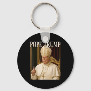 Pope Trump Funny President Trump Declares Himself  Key Ring