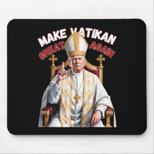 Pope Trump Funny President Trump Mouse Mat