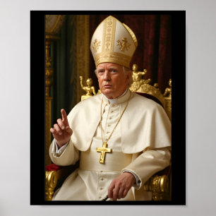 Pope Trump Funny President Trump Wants To Be Futur Poster