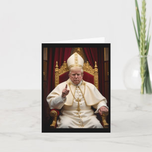 Pope Trump Funny Trump President Trump Vatican Chr Card