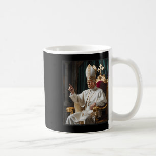 Pope Trump Funny Trump Vatican Christian Retro Chu Coffee Mug