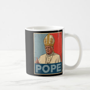 Pope Trump Funny Trump Vatican Christian Retro Chu Coffee Mug