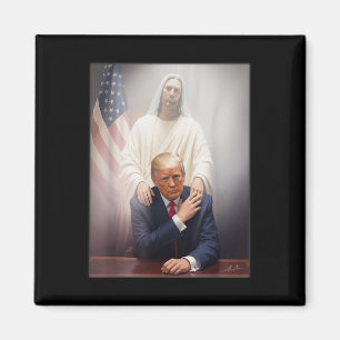 Pope Trump Funny Trump Vatican Christian Retro Chu Magnet