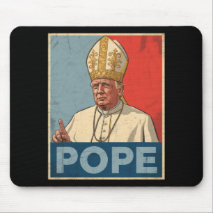 Pope Trump Funny Trump Vatican Christian Retro Chu Mouse Mat