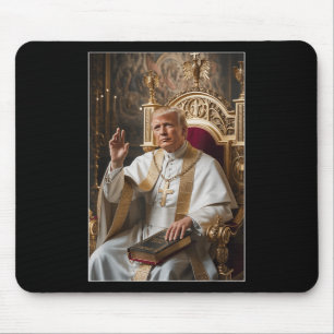 Pope Trump Funny Trump Vatican Christian Retro Chu Mouse Mat