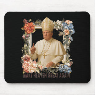 Pope Trump Funny Trump Vatican Christian Retro Chu Mouse Mat