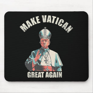 Pope Trump Funny Trump Vatican Christian Retro Chu Mouse Mat