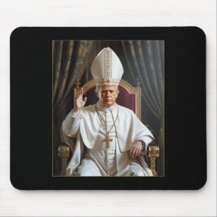 Pope Trump Funny Trump Vatican Christian Retro Chu Mouse Mat