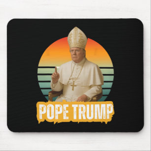 Pope Trump Funny Trump Vatican Christian Retro Chu Mouse Mat