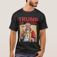 Pope Trump Funny Trump Vatican Christian Retro Chu