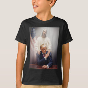 Pope Trump Funny Trump Vatican Christian Retro Chu T-Shirt