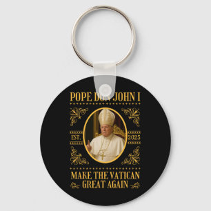 Pope Trump Pope Don John I Funny Political Satire Key Ring
