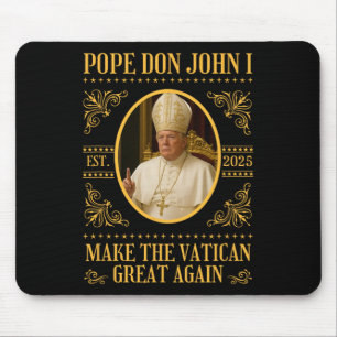 Pope Trump Pope Don John I Funny Political Satire Mouse Mat