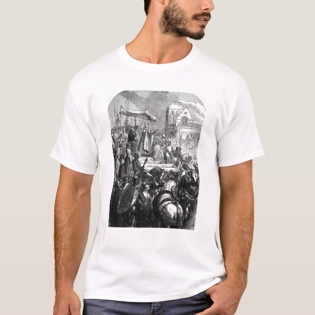 Pope Urban II  Preaching the First Crusade T-Shirt (Front)