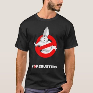 PopeBusters Ghostbusters Parody T-shirt