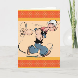 Popeye Greeting Card