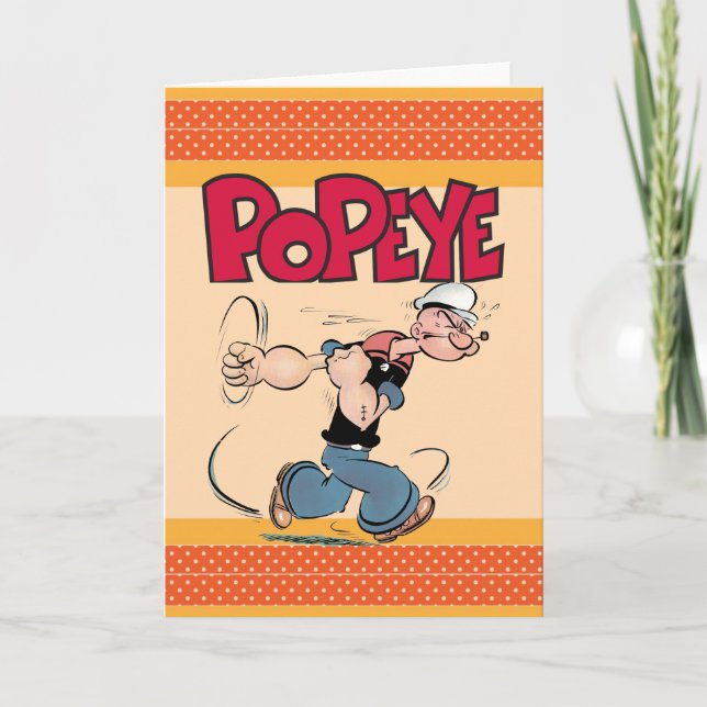 Popeye Greeting Card (Front)