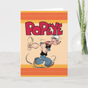 Popeye Greeting Card