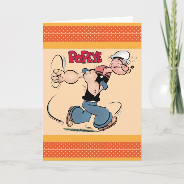 Popeye Greeting Card (Front)