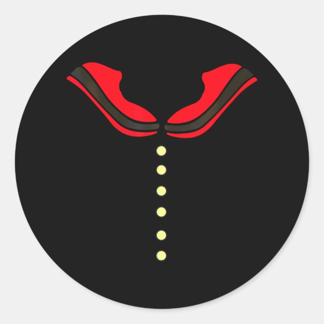 Popeye Halloween Matching Classic Round Sticker (Front)