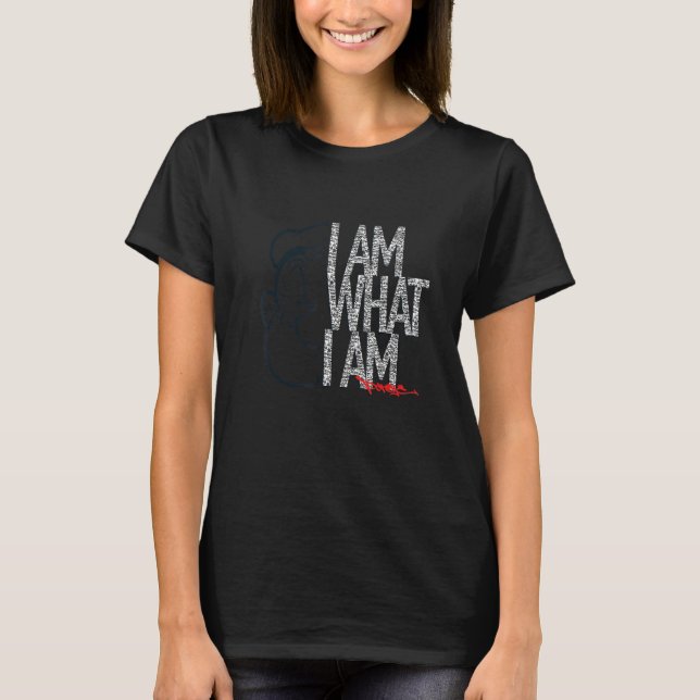 Popeye I Am What I Am Signature Phrase T-Shirt (Front)