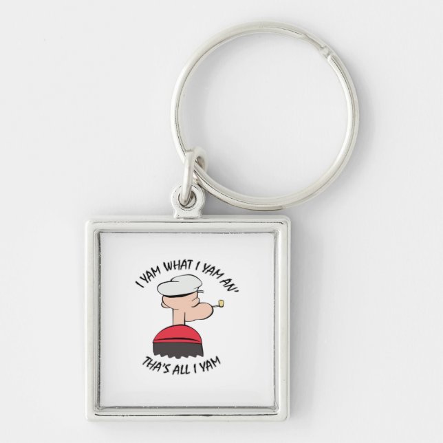 Popeye I Yam What I Yam Classic Key Ring (Front)
