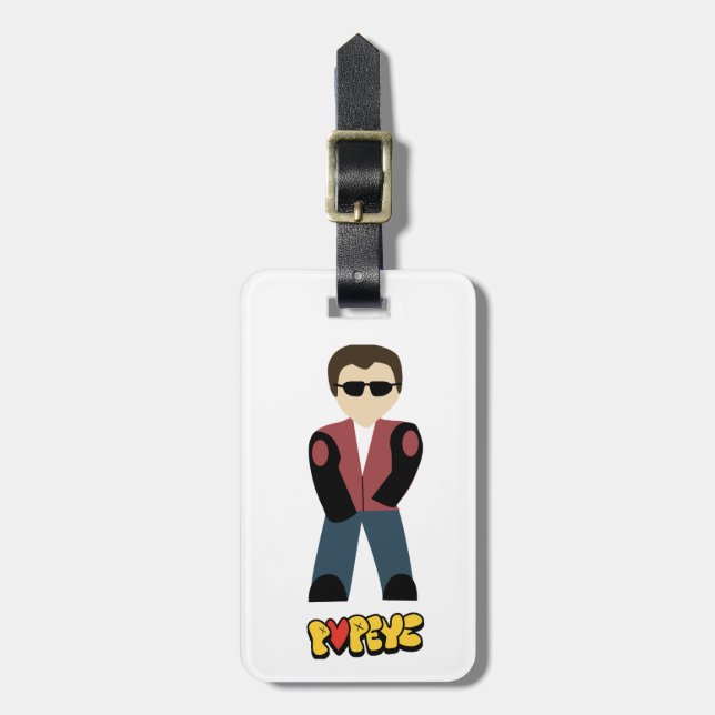 Popeye Luggage Tag (Front Vertical)