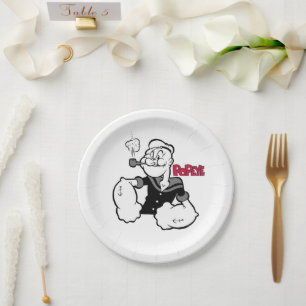 Popeye Paper Plate