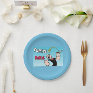 Popeye Paper Plate