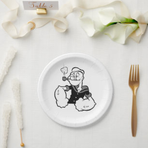 Popeye Paper Plate