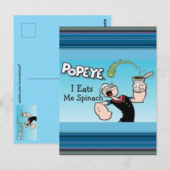 Popeye Postcard (Front/Back)