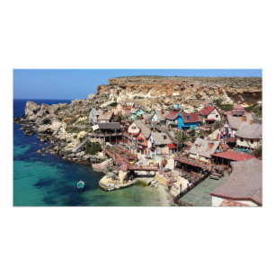 Popeye Village Malta Photo Print