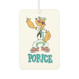 Popeye Vintage 1990's Parody Car Air Freshener