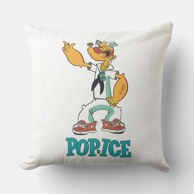 Popeye Vintage 1990's Parody Cushion (Front)