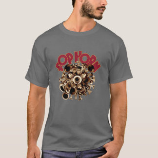 PopHorn - black T-Shirt