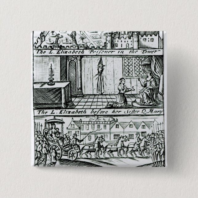 Popish Plot, 1588 15 Cm Square Badge (Front)