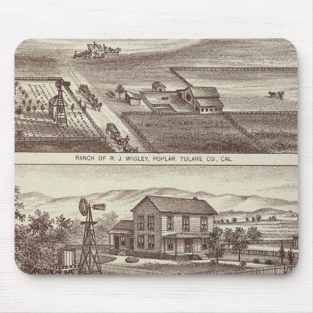 Poplar ranches mouse mat (Front)