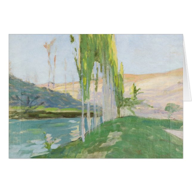 Poplars Growing near a Watercourse (Front Horizontal)