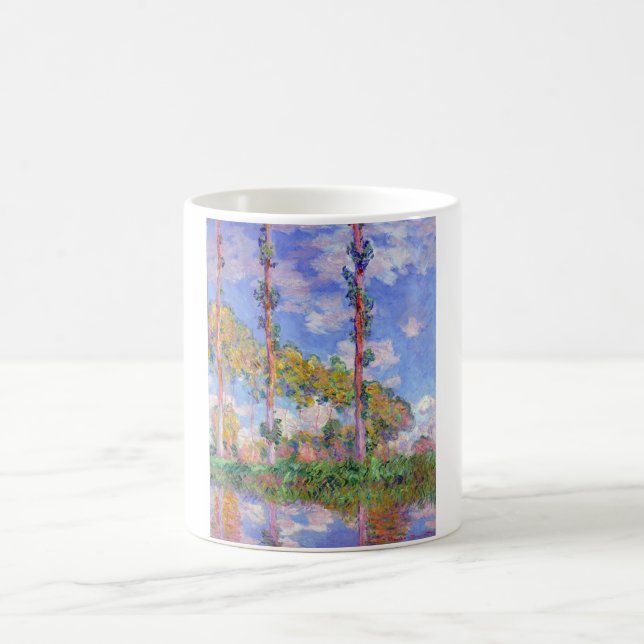 Poplars in the Sun, Monet Coffee Mug (Center)